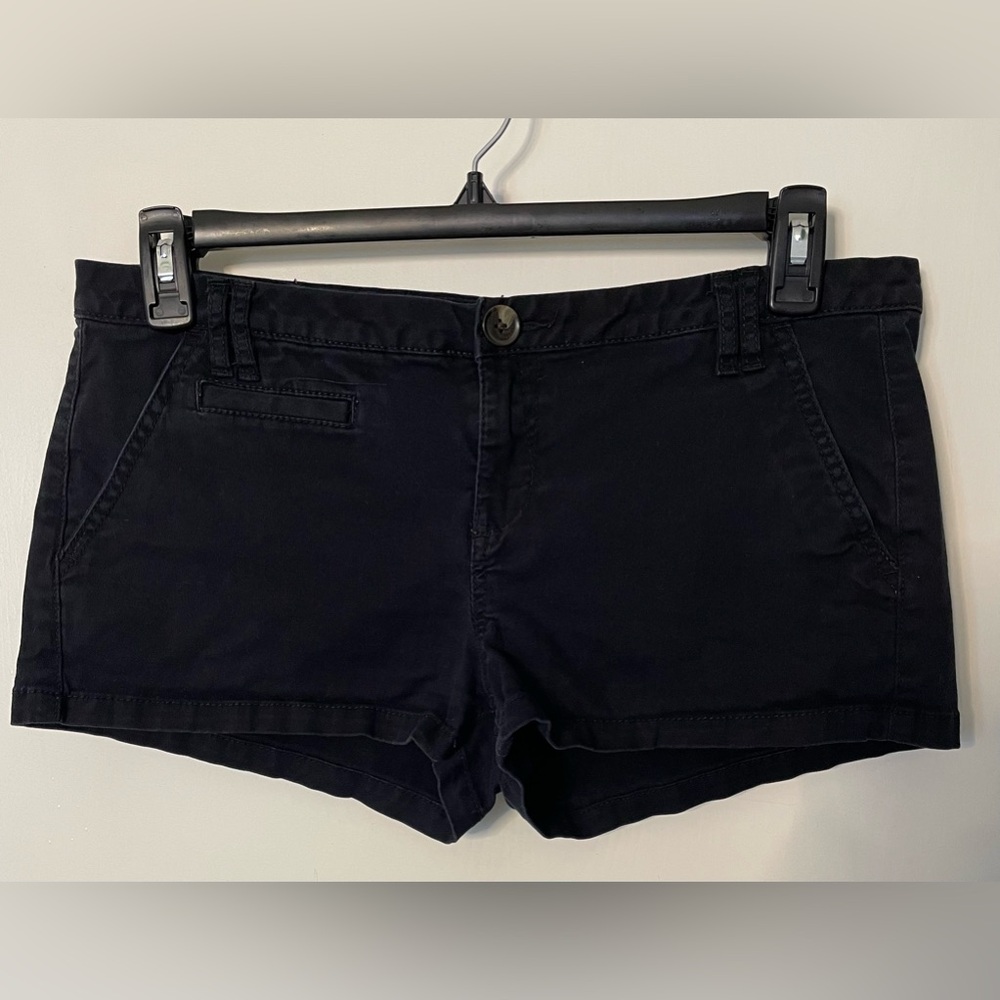 Express Black Denim Shorts